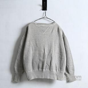 OLD W/V PLAIN SWEAT SHIRT1940'S/UNIQUE DETAIL