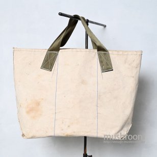 OLD TWO-TONE CANVAS TOTE BAGGOOD CONDITION
