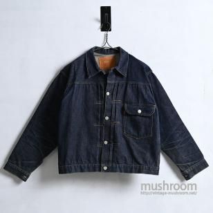 LEVI'S 506XX DENIM JACKET WITH LEATHER PATCHSZ 42/NON-WASHED