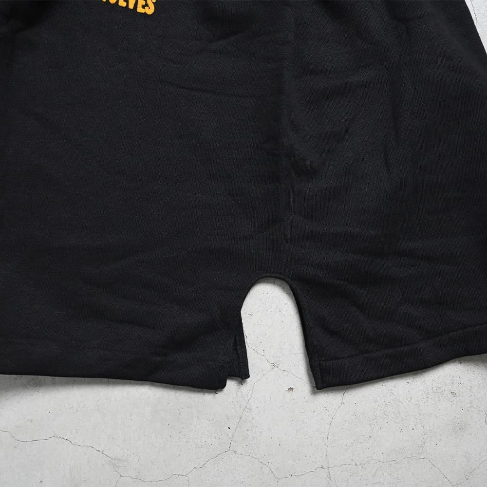 SPORTSWEAR BLACK HENRY-NECK S/S SWEAT SHIRT（1960'S/LARGE