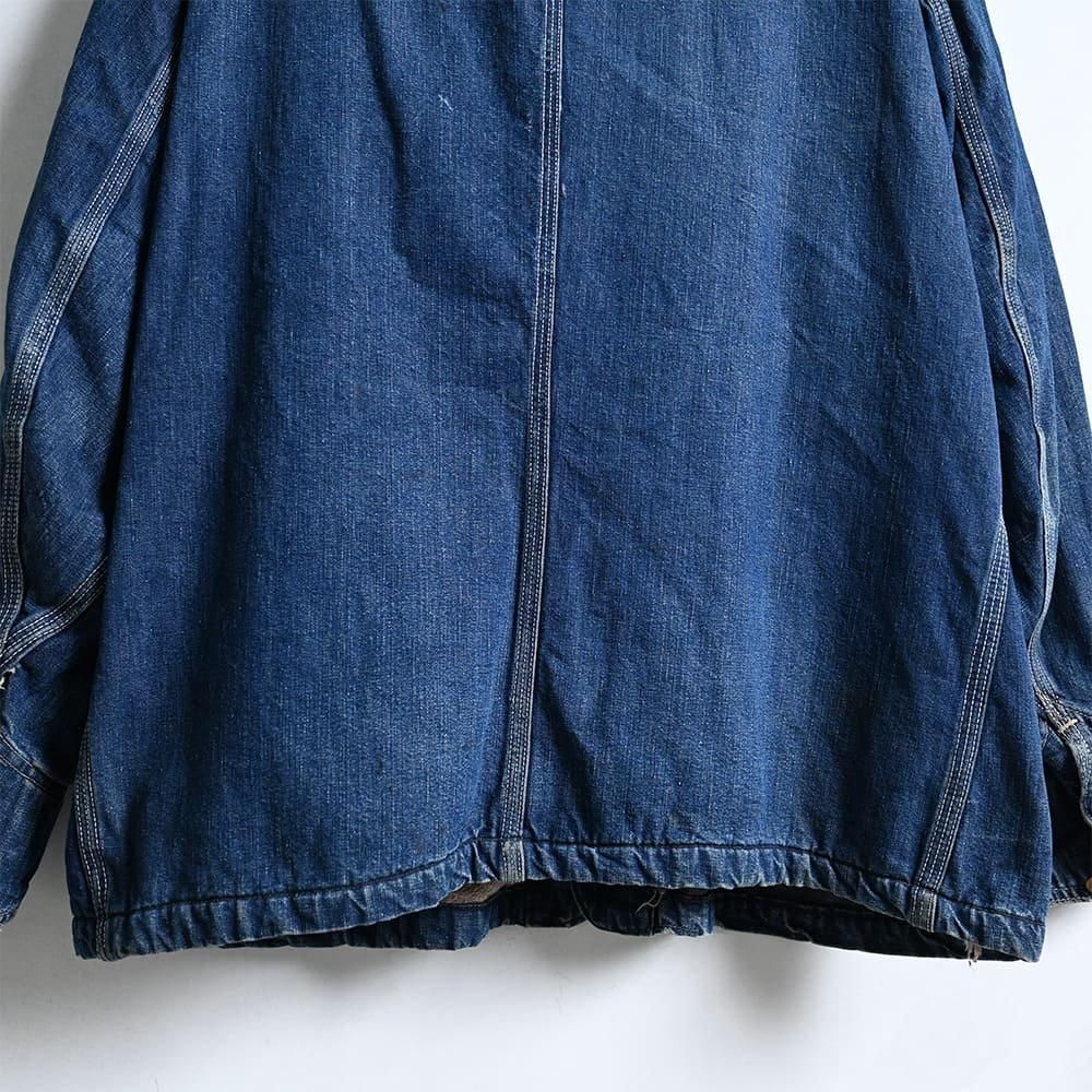 【希少】Lee 91-LJ denim coverall ボロ 50s Lee 91-LJ DENIM COVERALL（1950'S/SZ 44） - 古着屋