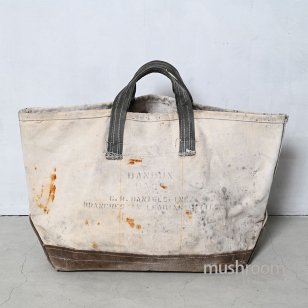 OLD DANDUX TWO-TONE CANVAS TOTE BAG with STENCIL