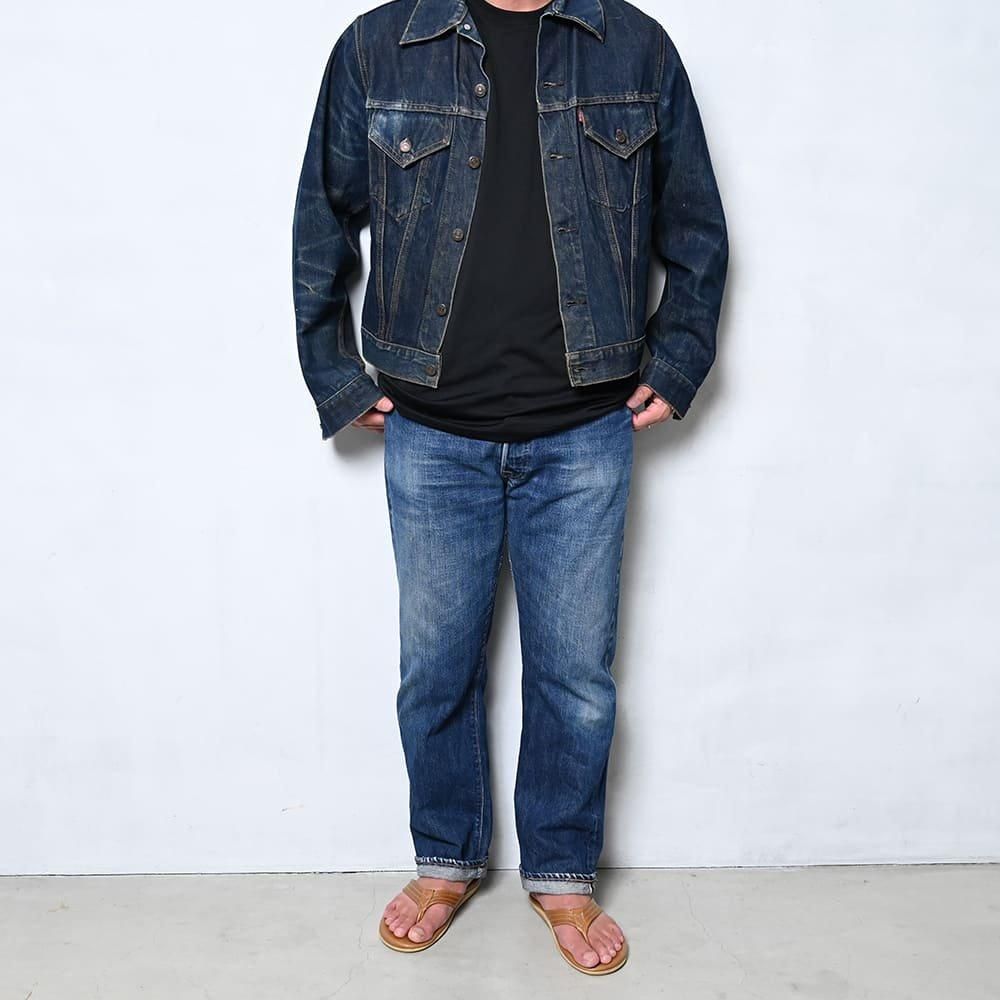 LEVI'S 557 DENIM JACKET（SZ 40/HIGE & HONEYCOMB） - 古着屋