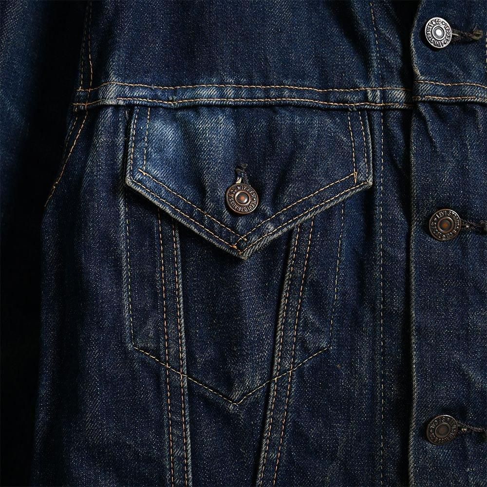 LEVI'S 557 DENIM JACKET（SZ 40/HIGE & HONEYCOMB） - 古着屋