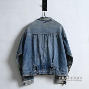 LEVI'S 506XXE DENIM JACKETBIG SIZE/AMAZING REPAIR