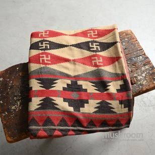 OLD BEACON SWASTIKA CAMP BLANKETAround 1930'S/GOOD CONDITION