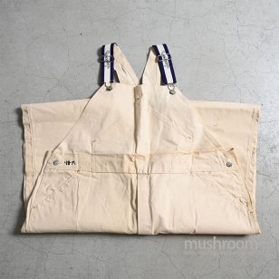 DUBBLEWARE COTTON OVERALL with MOUNTAIN POCKET1950'S/DEADSTOCK