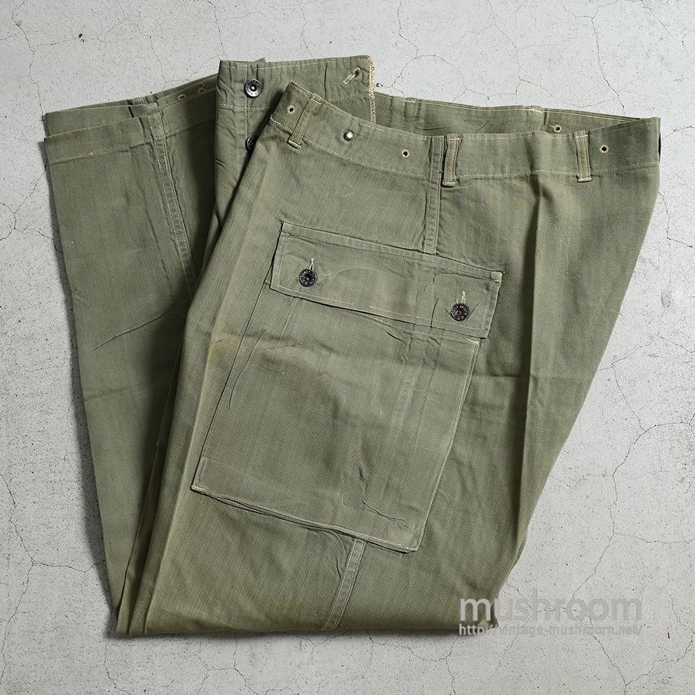 WW2 USMC P-44 HBT TROUSERS（MODIFIED/GOOD CONDITION） - 古着屋 ｜  mushroom(マッシュルーム) ヴィンテージクロージングストア