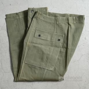WW2 USMC P-44 HBT TROUSERSMODIFIED/GOOD CONDITION