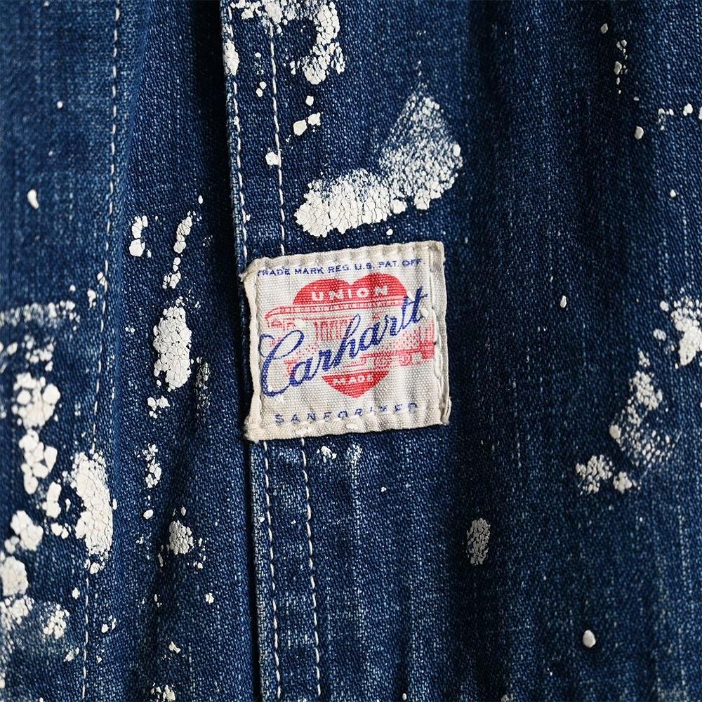 CARHARTT DENIM COVERALL WITH PAINT（PRINT TAG/GOOD CONDITION
