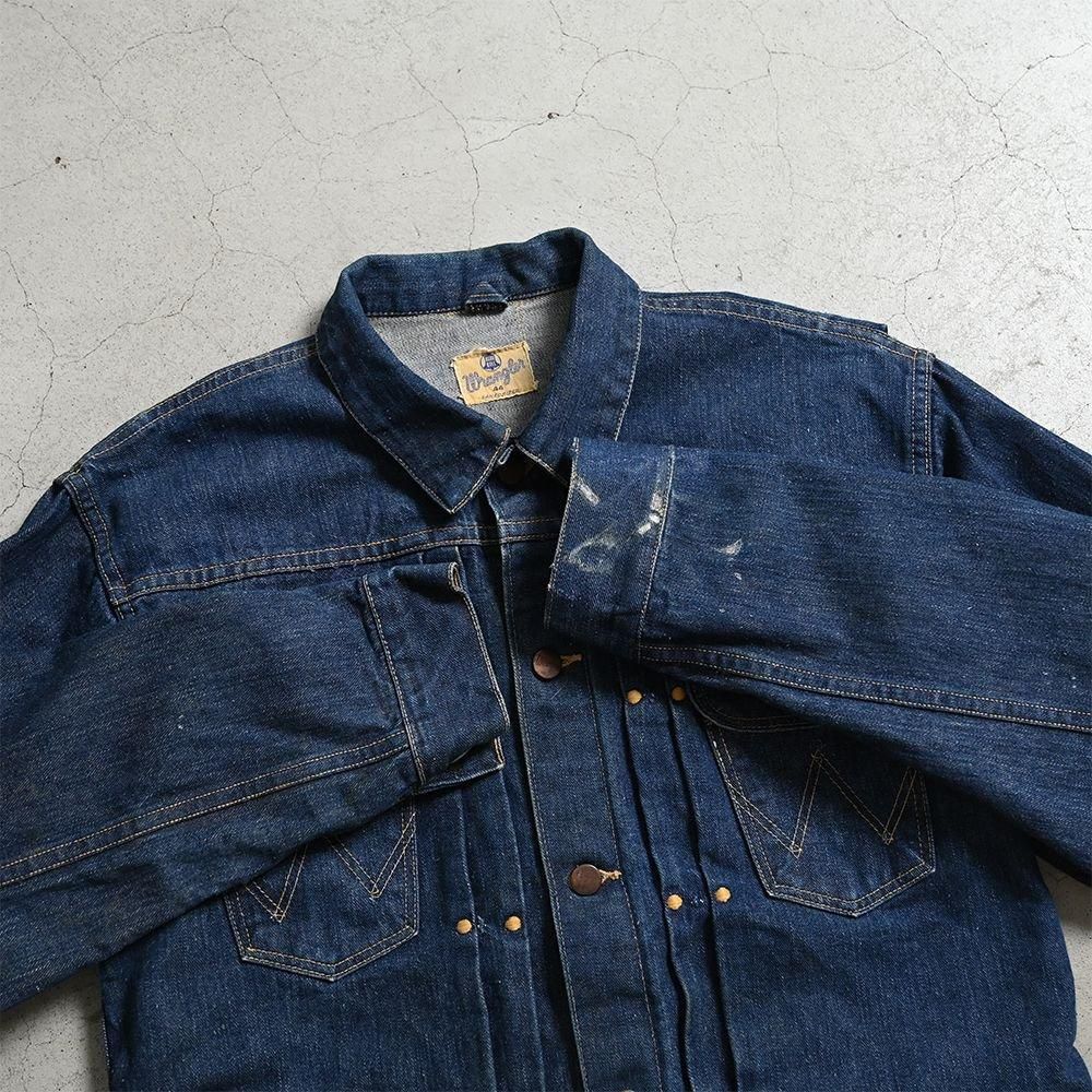 WRANGLER 111MJ DENIM JACKET（SZ 44/DARK COLOR） - 古着屋