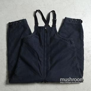 U.S.NAVY NAF-1169 DECK OVERALLS with STENCILLARGE/GOOD CONDITION