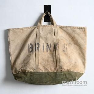 BRINK'S MONEY CARRING CANVAS BAGAround 1960'S
