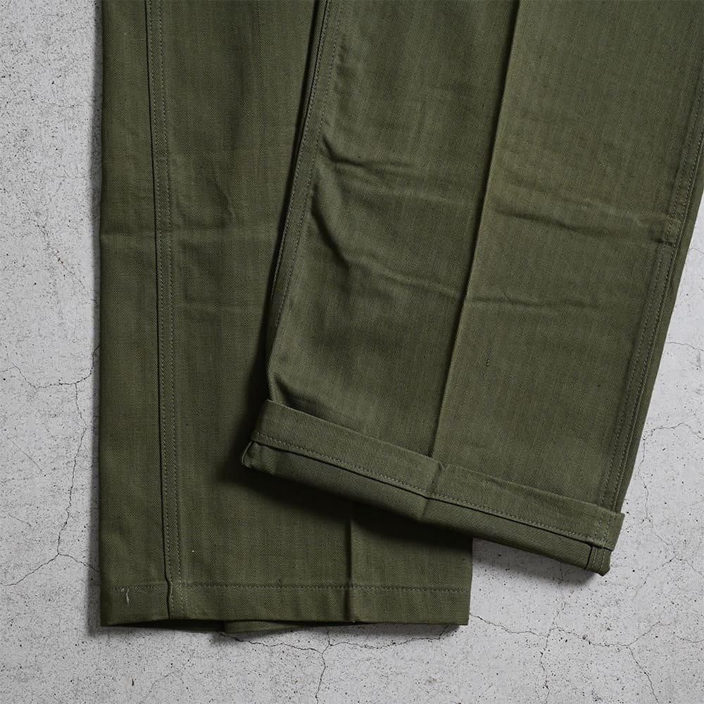WW2 U.S.ARMY M-43 HBT TROUSERS（DEASTOCK/W34L33） - 古着屋