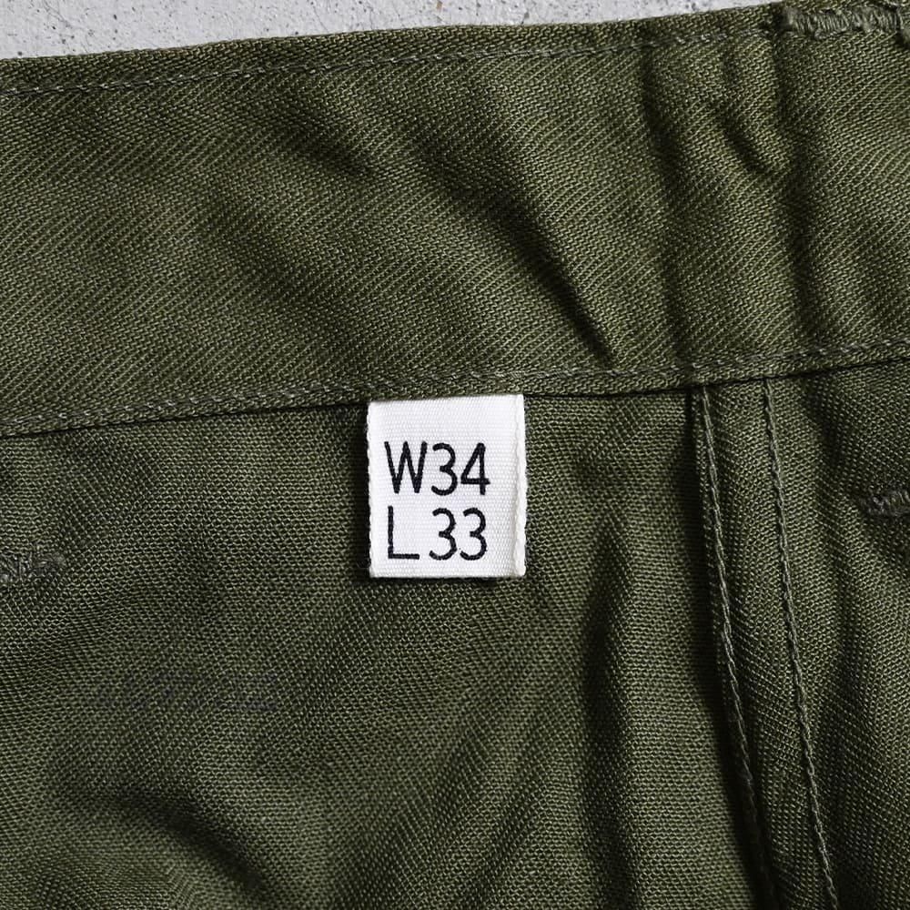 WW2 U.S.ARMY M-43 HBT TROUSERS（DEASTOCK/W34L33） - 古着屋