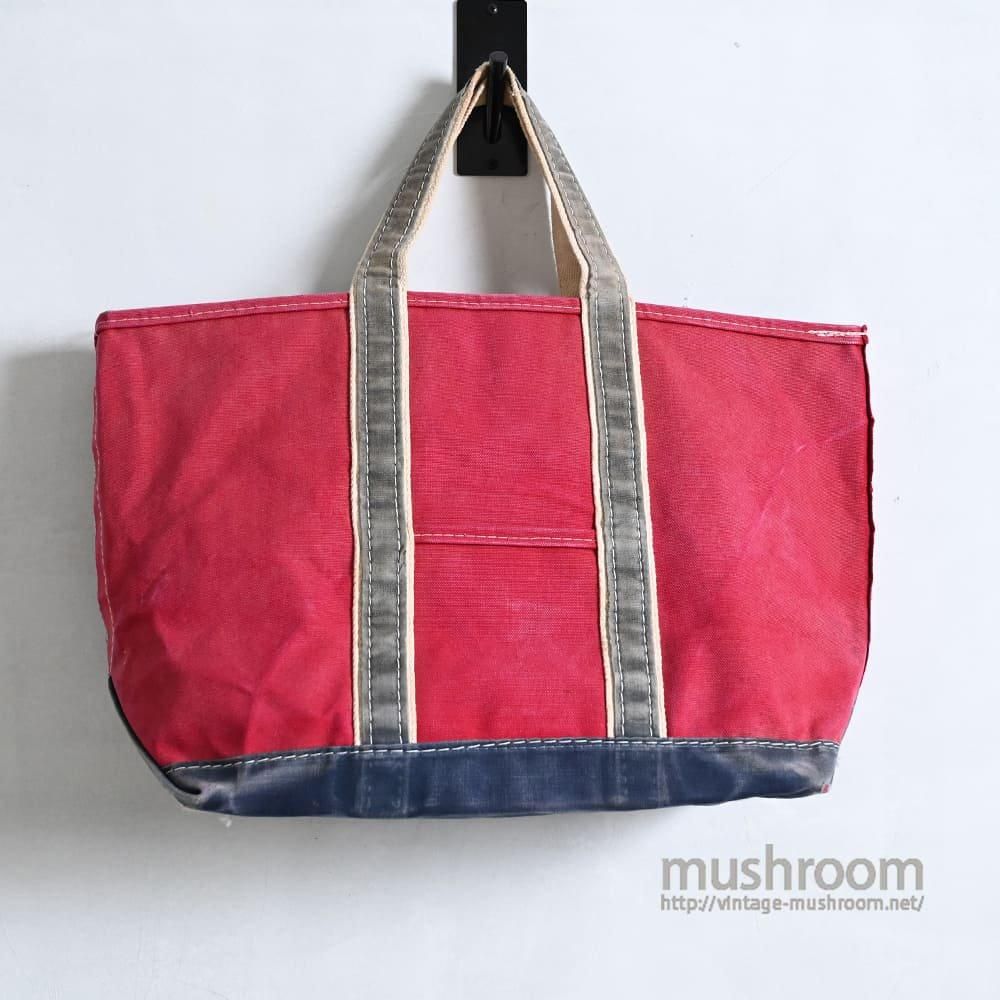 【あすつく】 L.L.BEAN DELUXE 古着屋 - FADE/RED×NVY） TOTE（1980'S/GOOD バッグ