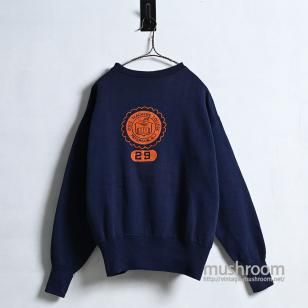 CHAMPION FLOCK PRINT SWEAT SHIRT1950'S/MINT CONDITION/BIG SIZE