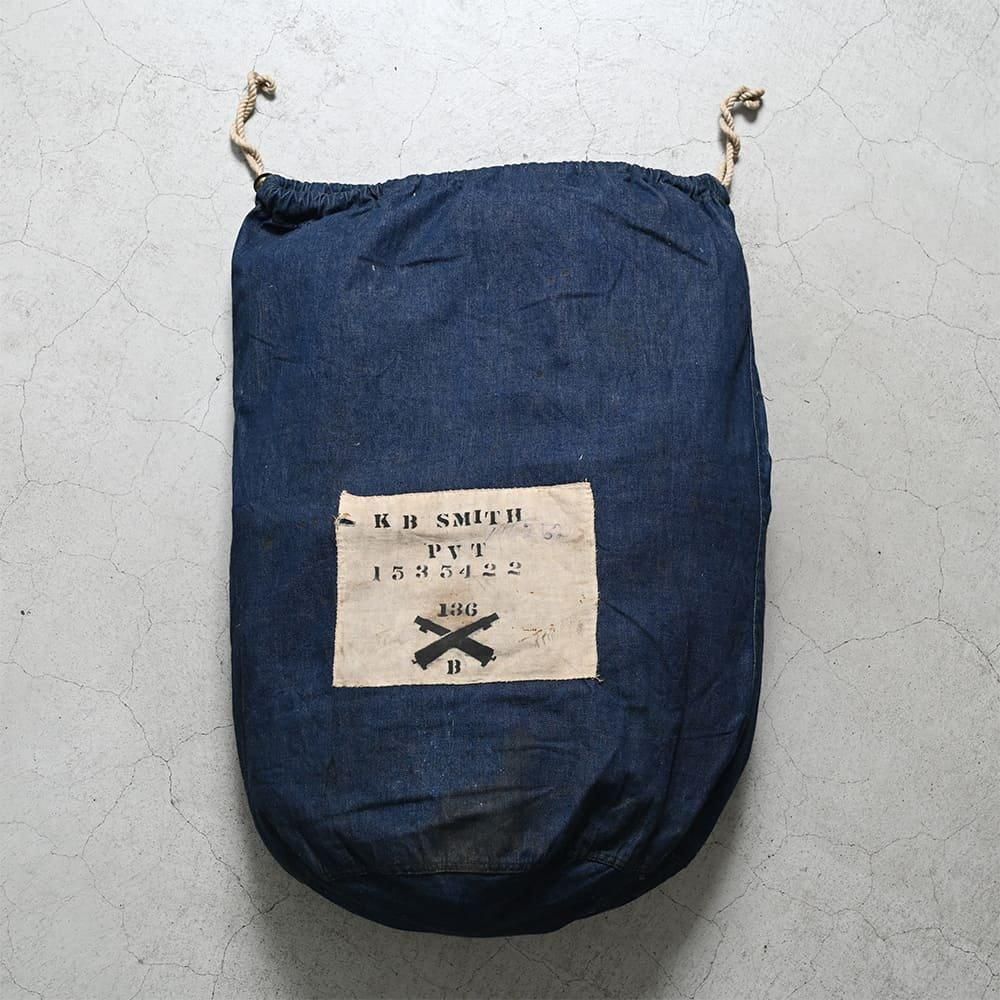 40s Vintage U.S.Navy Laundry Bag 大戦 40年代~ U.S.ARMY デニム