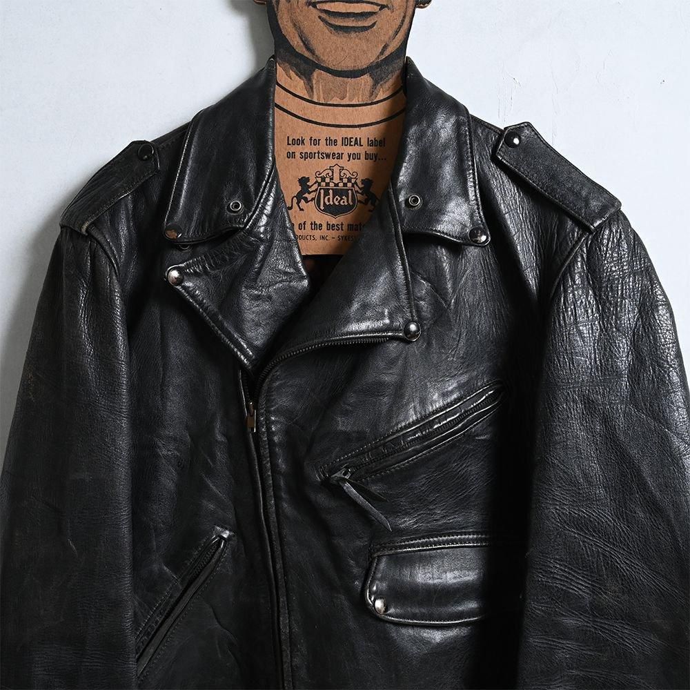 BUCO J-27 M/C LEATHER JACKET（1950'S/SZ 46/HORSEHIDE