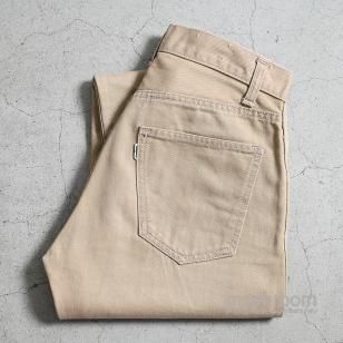 LEVI'S 518 BIGE SLIM FITS COTTON TWILL PANTS1960'S/GOOD CONDITION