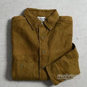 ARMY PULLOVER WOOL SHIRT with CHINSTRAPSZ 15 1/2/DEADSTOCK