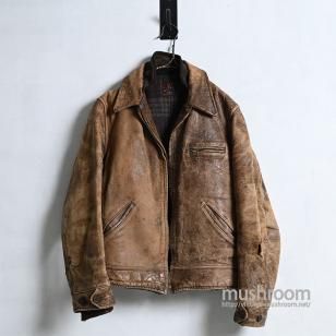 HERCULES HORSEHIDE LEATHER SPORTS JACKETSUPER AGING & DAMAGE