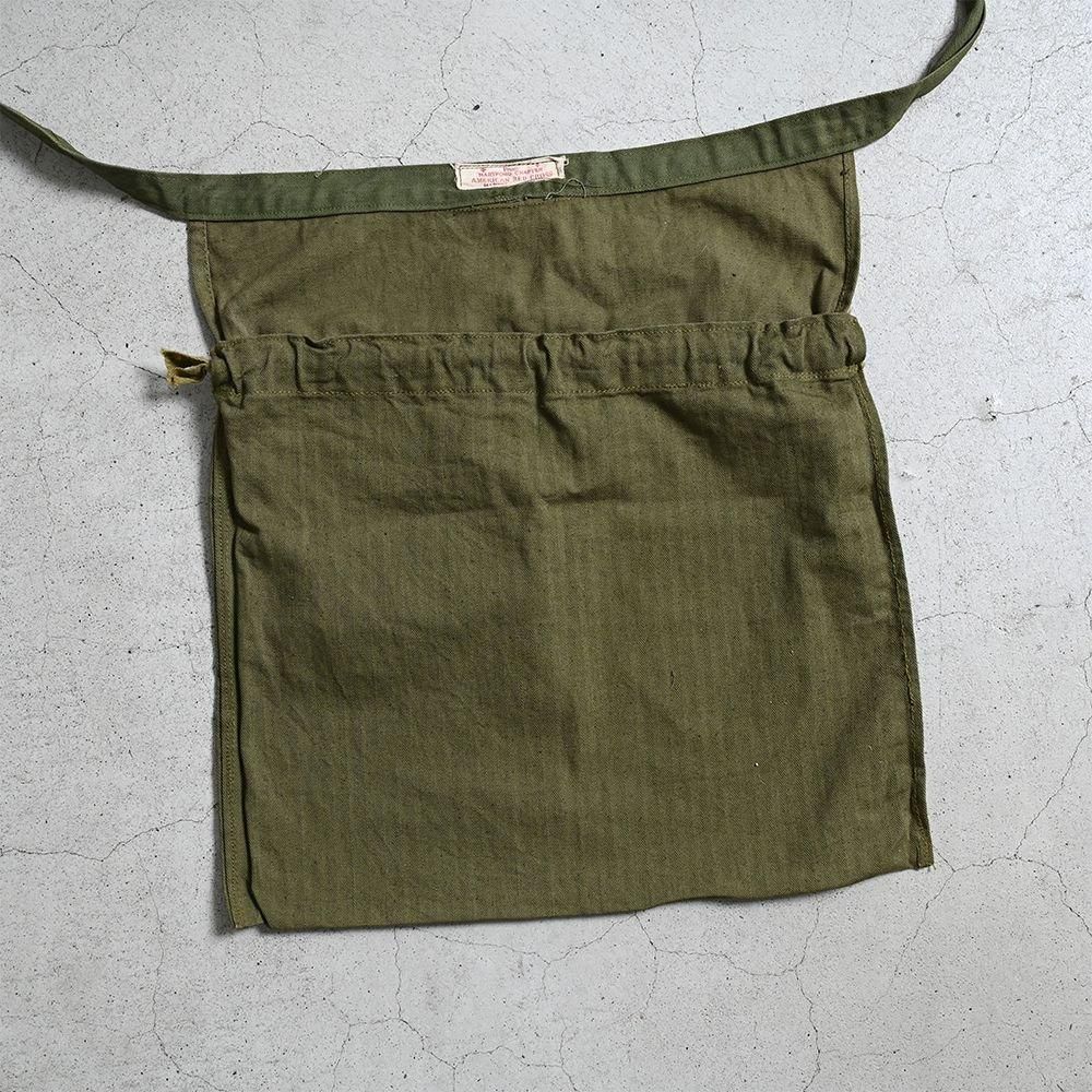WW2 AMERICAN RED CROSS HBT APRON BAG(DEADSTOCK) - 古着屋 WW2 AMERICAN RED CROSS HBT APRON BAG(DEADSTOCK) - 古着屋
