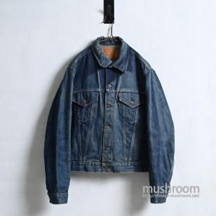 LEVI'S 70505E 557 W/NAME DENIM JACKETSZ 46/AMAZING SUNFADE