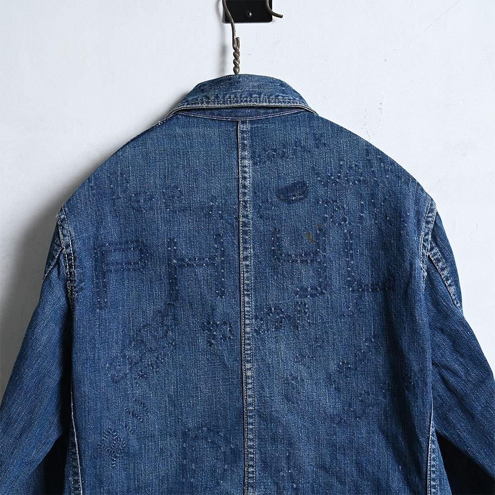 WW2 2-POCKET DENIM COVERALL（1940'S） - 古着屋 ｜ mushroom