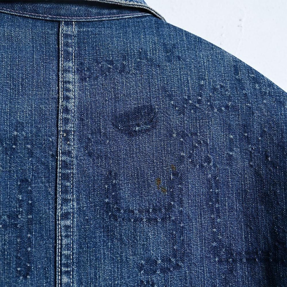 WW2 2-POCKET DENIM COVERALL（1940'S） - 古着屋 ｜ mushroom