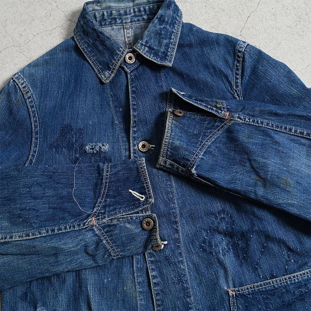 ジャケット・アウター WW2 2-POCKET DENIM COVERALL 40s 40'S WWII Denim Coverall Loose Fit by orSlow ▶️ Meadow Store