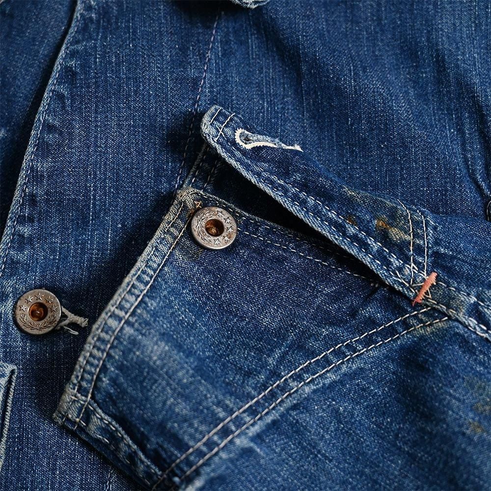 WW2 2-POCKET DENIM COVERALL（1940'S） - 古着屋 ｜ mushroom