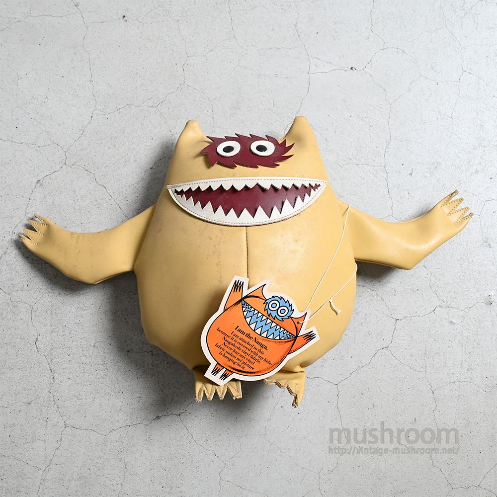 NAUGAHYDE MONSTER WITH FLASHER（BEIGE/1970'S/GOOD CONDITION） - 古着屋 ｜  mushroom(マッシュルーム) ヴィンテージクロージングストア