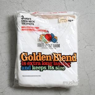 FRUIT OF THE LOOM PLAIN 3-PACK T-SHIRTX-LARGE/DEADSTOCK 
