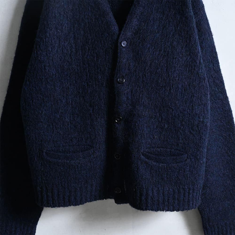 ALLEN NAVY ALPACA MOHAIR CARDIGAN(1960'S/MINT CONDITION ALLEN NAVY ALPACA MOHAIR CARDIGAN(1960'S/MINT CONDITION