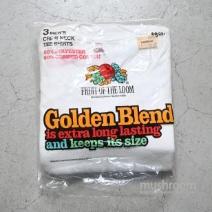 FRUIT OF THE LOOM PLAIN 3-PACK T-SHIRTLARGE/DEADSTOCK 