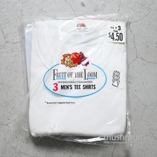 FRUIT OF THE LOOM PLAIN 3-PACK T-SHIRTLARGE/DEADSTOCK 