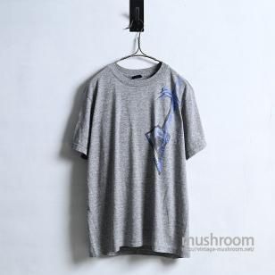 NIKE AIR JORDAN SHOULDER SHOE T-SHIRT1980'S/X-LARGE