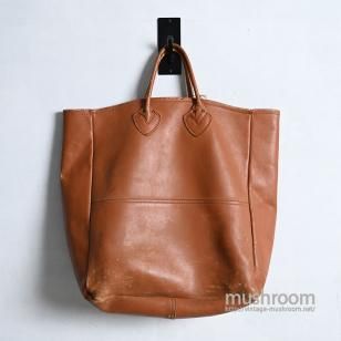 L.L.BEAN LEATHER CARRYALL BAG1980'S/GOOD CONDITION