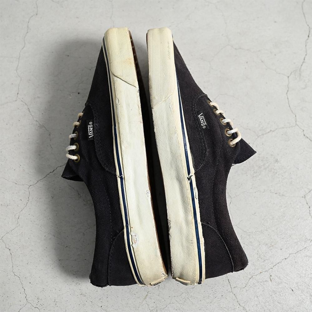 VANS ERA BLACK SUEDE SHOES(US 8 1/2/GOOD CONDITION) - 古着 VANS ERA BLACK SUEDE SHOES(US 8 1/2/GOOD CONDITION) - 古着