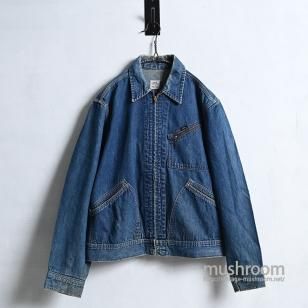 LEE 91-B DENIM WORK JACKET1960'S/SZ 42-REG/GOOD INDIGO