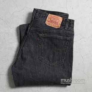 LEVI'S 501 BLACK JEANS'93/ALMOST DEADSTOCK/W36L32