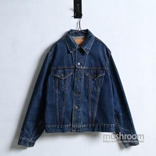 LEVI'S 70505-0217 BIGE DENIM JACKETSZ 44/GOOD CONDITION