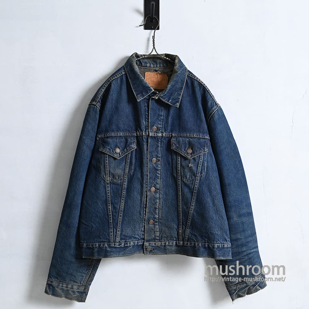 LEVI'S 559 BIGE DENIM JACKET1960'S/SZ 50/AMAZING HIGE