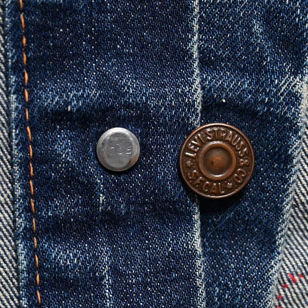 LEVI'S 70505-0217 BIGE DENIM JACKET with PATCH(1960'S/GOOD LEVI'S 70505-0217 BIGE DENIM JACKET with PATCH(1960'S/GOOD