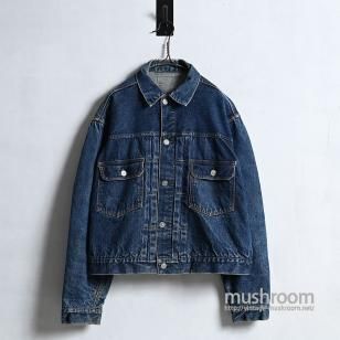 LEVI'S 517XX DENIM JACKET WITH LEATHER PATCHSUPER BIG SIZE/GOOD INDIGO