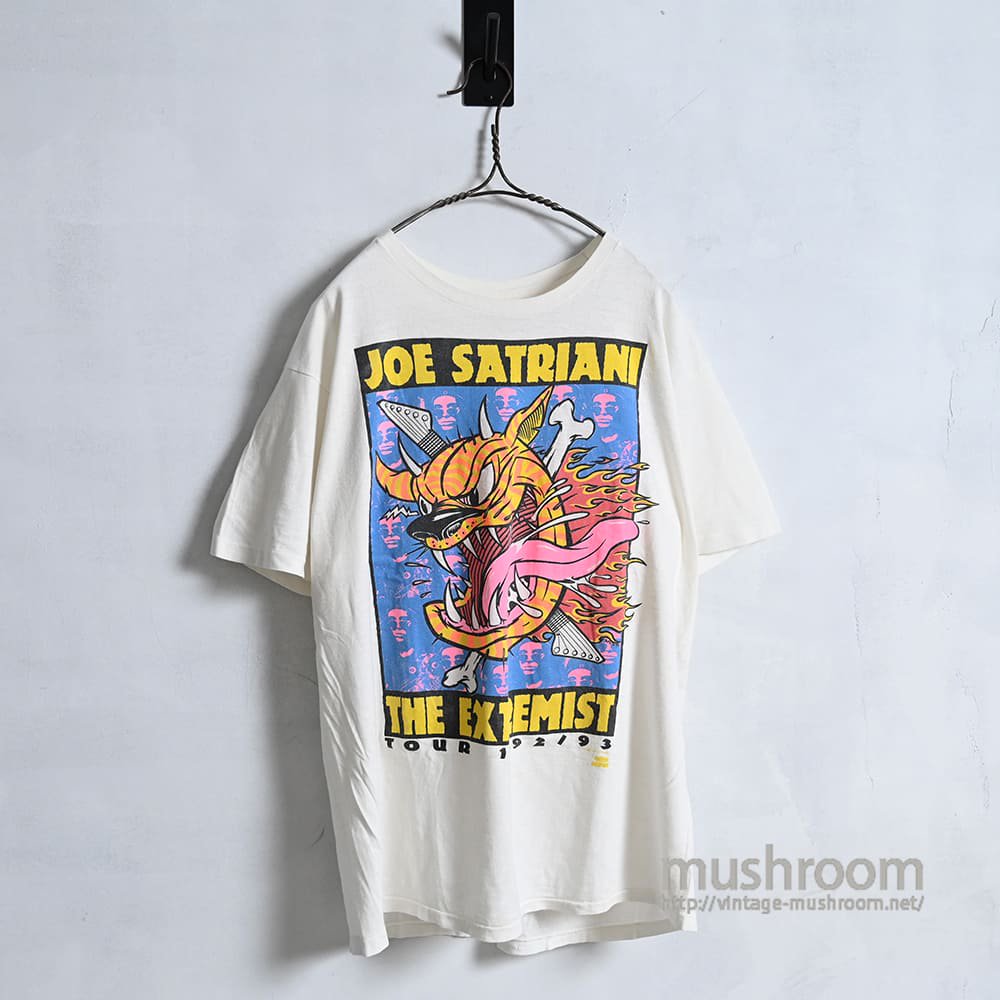 JOE SATRIANI MUSIC T-SHIRT by KOZIK（1990'S/GOOD CONDITION/X-LARGE） - 古着屋 ｜  mushroom(マッシュルーム)　ヴィンテージクロージングストア