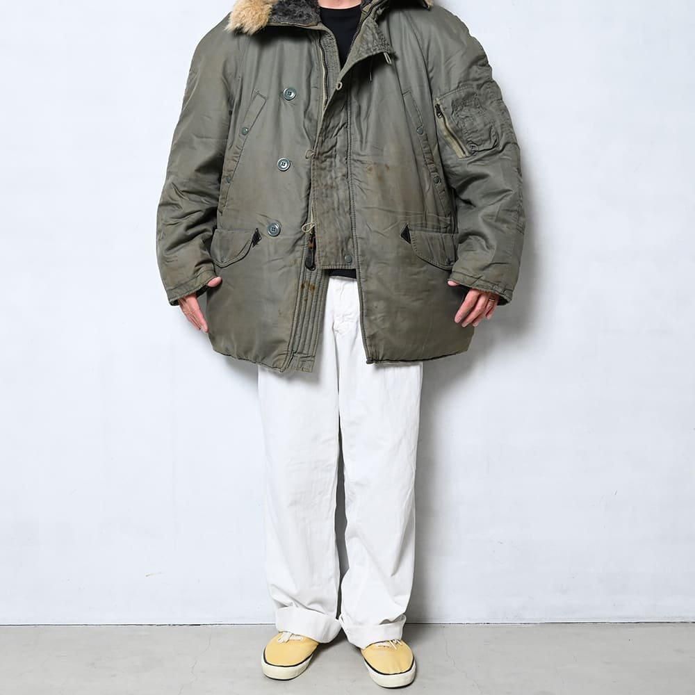 USAF N-3B FLIGHT JACKET WITH STENCIL（'72/LARGE） - 古着屋