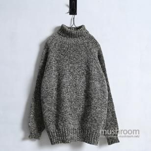 PETER STORM TURTLE-NECK MIXED WOOL SWEATER1970'S/X-LARGE/GOOD CONDITION