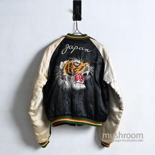JAPAN SOUVENIR JACKETBIG TIGER FACE/GOOD CONDITION
